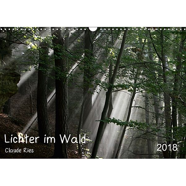 Lichter im Wald (Wandkalender 2018 DIN A3 quer), Claude Ries Luxemburg