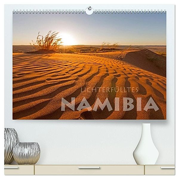 Lichterfülltes Namibia (hochwertiger Premium Wandkalender 2024 DIN A2 quer), Kunstdruck in Hochglanz, Stephan Peyer