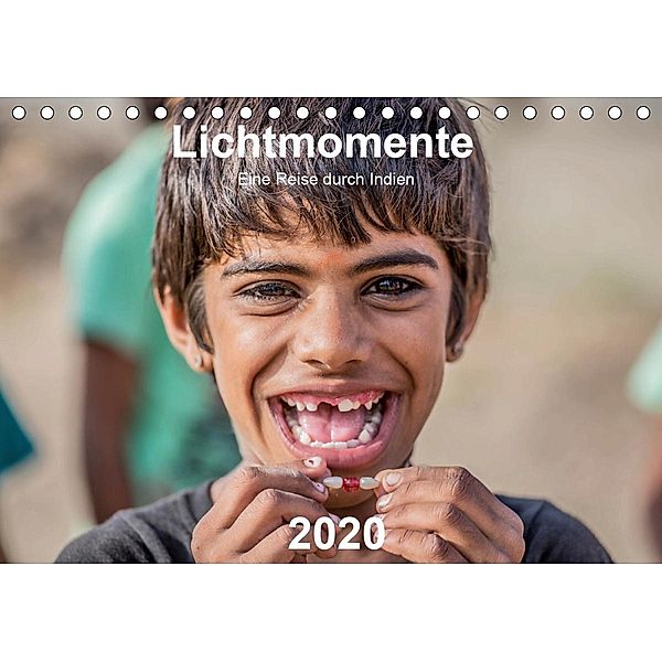 Lichtmomente - Eine Reise durch Indien (Tischkalender 2020 DIN A5 quer), Saskia Kraft