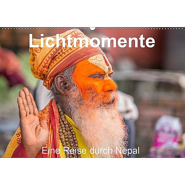 Lichtmomente - Eine Reise durch Nepal (Wandkalender 2020 DIN A2 quer), Saskia Kraft