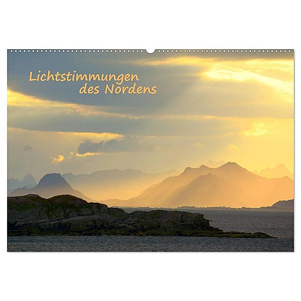 Lichtstimmungen des Nordens (Wandkalender 2024 DIN A2 quer), CALVENDO Monatskalender, Gugigei