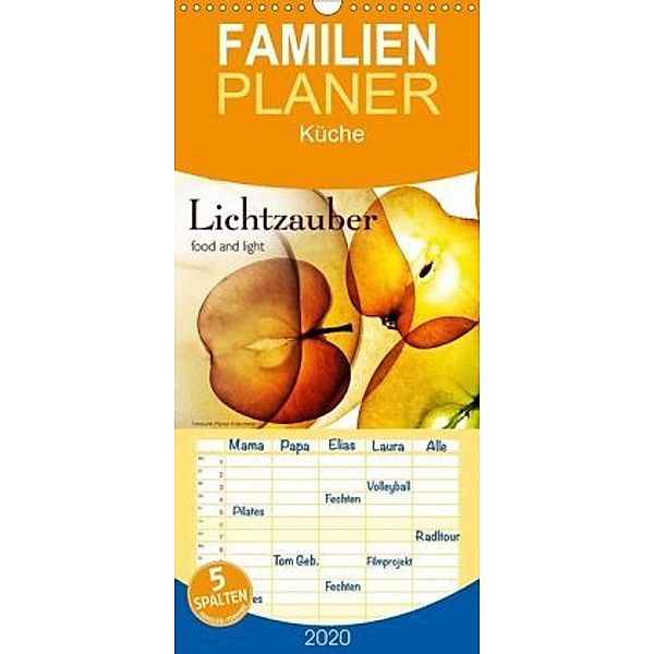 Lichtzauber - Familienplaner hoch (Wandkalender 2020 , 21 cm x 45 cm, hoch), Marion Krätschmer