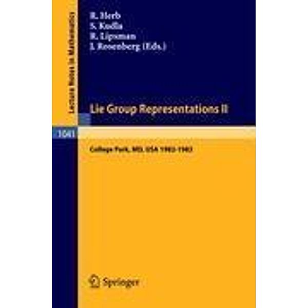 Lie Group Representations II