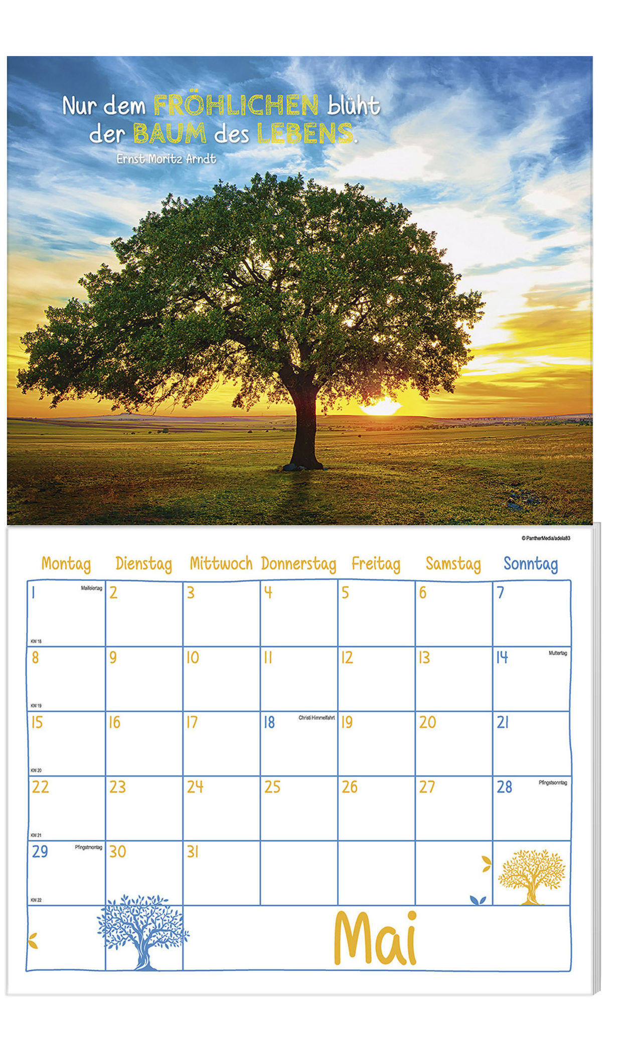 Liebe den Tag Kalenderpaket 2023, 9-teilig - Kalender bestellen