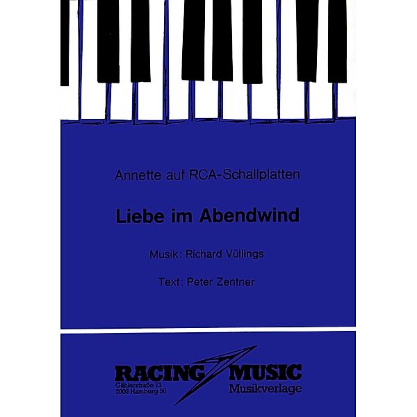 Liebe im Abendwind, Richard Vüllings, Peter Zentner, Edgar Schlepper, Annette