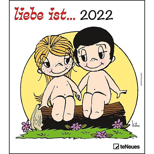 liebe ist... 2022 - Wand-Kalender - 30x34 - Illustrationen - Paar, Kim Casali