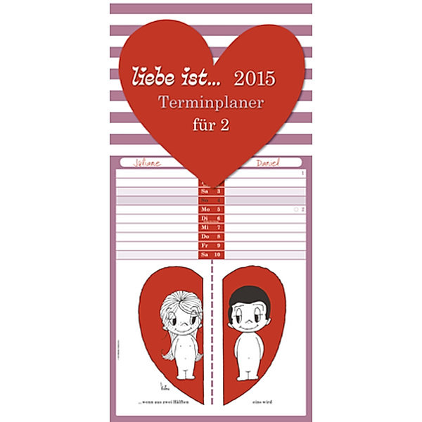 Liebe ist . . . , Terminplaner für 2, 2015, Kim Casali
