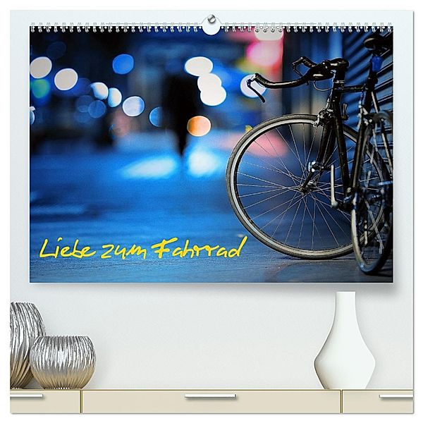 Liebe zum Fahrrad (hochwertiger Premium Wandkalender 2025 DIN A2 quer), Kunstdruck in Hochglanz, Calvendo, insideportugal