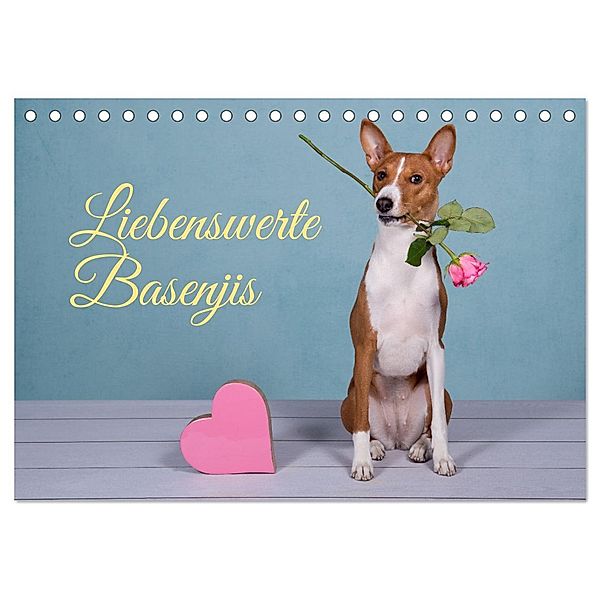 Liebenswerte Basenjis (Tischkalender 2025 DIN A5 quer), CALVENDO Monatskalender, Calvendo, Angelika Joswig