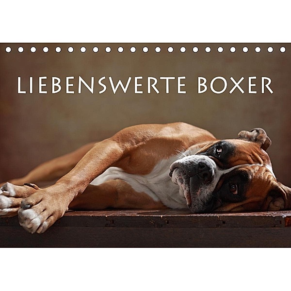 Liebenswerte Boxer (Tischkalender 2021 DIN A5 quer), Jana Behr