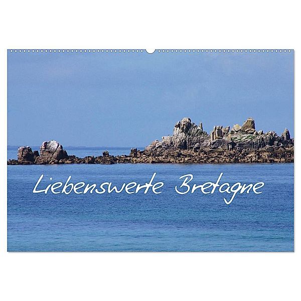Liebenswerte Bretagne (Wandkalender 2024 DIN A2 quer), CALVENDO Monatskalender, Gudrun Nitzold-Briele