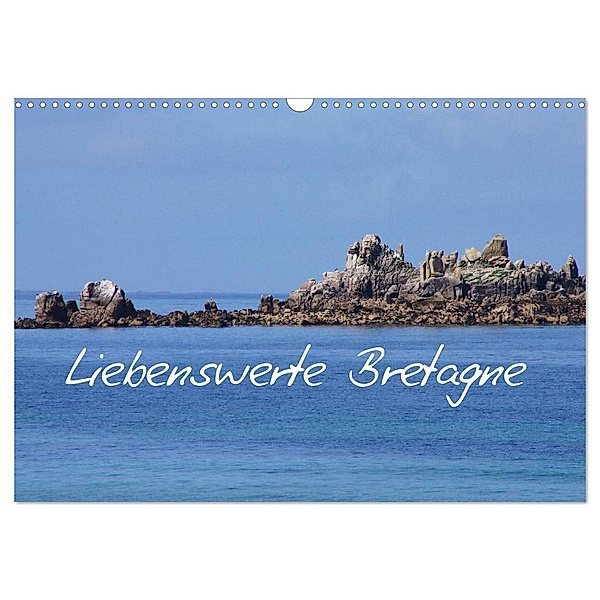 Liebenswerte Bretagne (Wandkalender 2024 DIN A3 quer), CALVENDO Monatskalender, Gudrun Nitzold-Briele