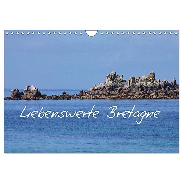 Liebenswerte Bretagne (Wandkalender 2024 DIN A4 quer), CALVENDO Monatskalender, Gudrun Nitzold-Briele