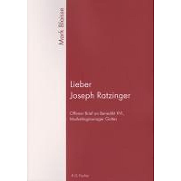 Lieber Joseph Ratzinger, Mark Blaisse