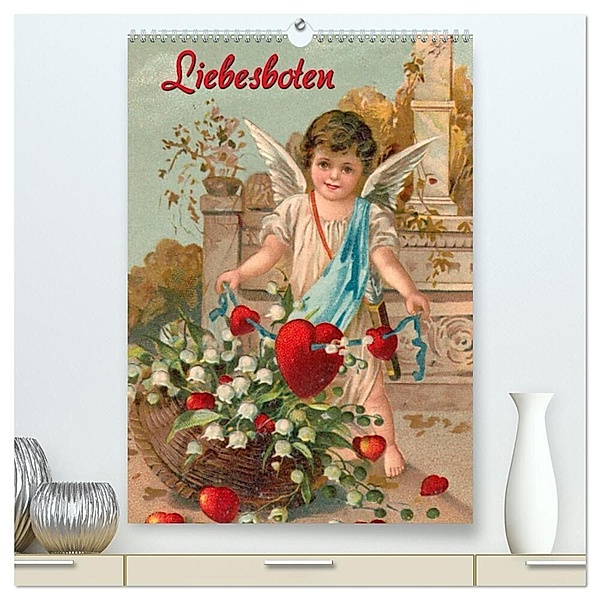 Liebesboten (hochwertiger Premium Wandkalender 2024 DIN A2 hoch), Kunstdruck in Hochglanz, KramBam.de