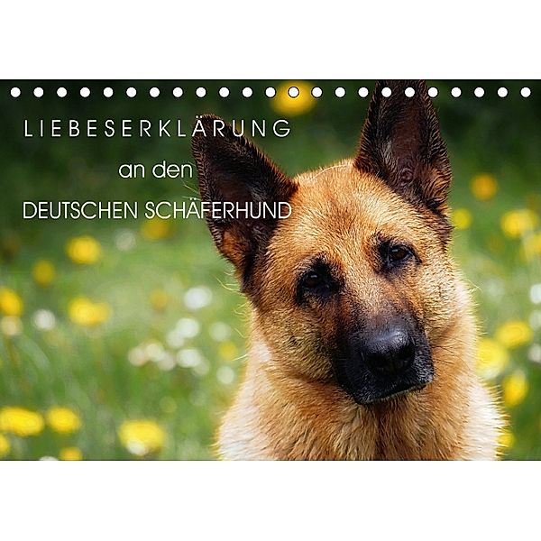 Liebeserklärung an den Schäferhund (Tischkalender 2018 DIN A5 quer), Dogluxury.de