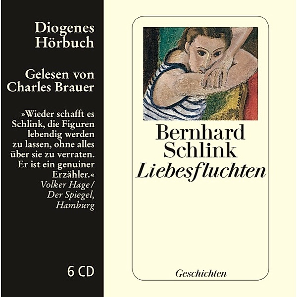 Liebesfluchten, 8 Audio-CD, Bernhard Schlink