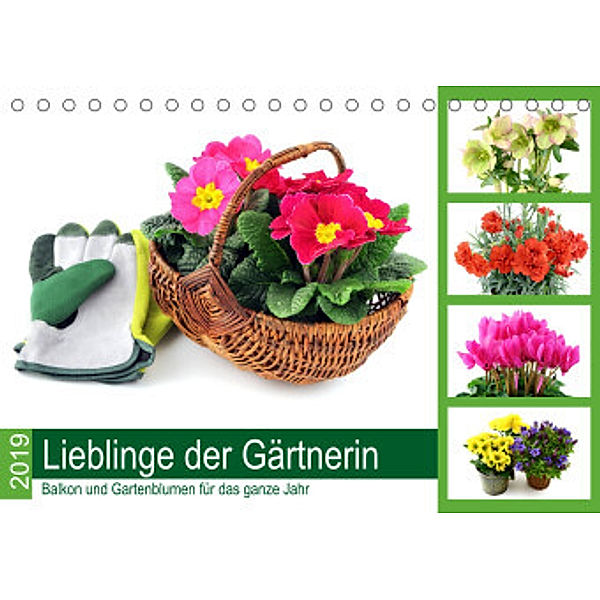 Lieblinge der Gärtnerin - Balkon und Gartenblumen für das ganze Jahr (Tischkalender 2022 DIN A5 quer), N N