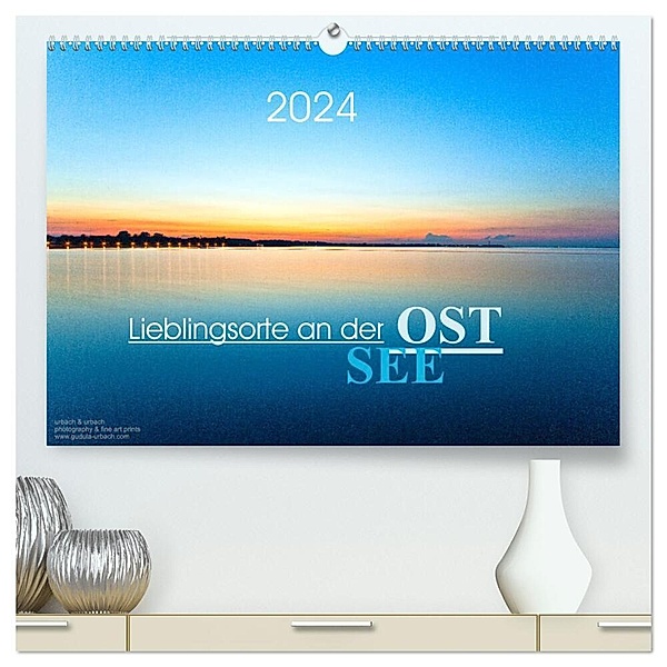 Lieblingsorte an der Ostsee (hochwertiger Premium Wandkalender 2024 DIN A2 quer), Kunstdruck in Hochglanz, Urbach & Urbach