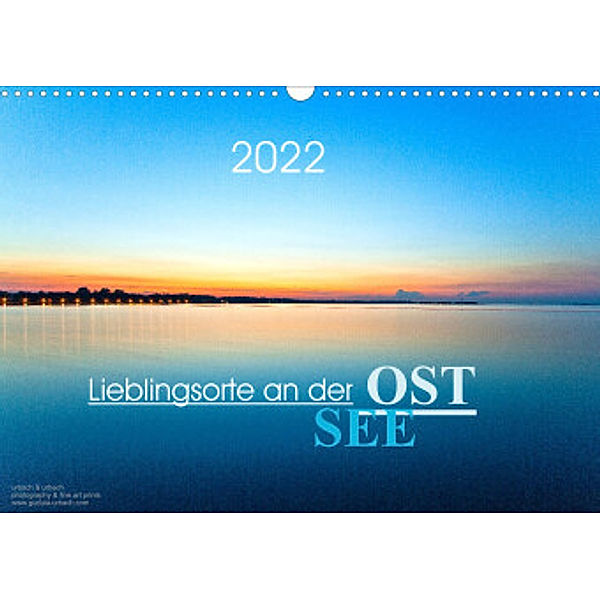 Lieblingsorte an der Ostsee (Wandkalender 2022 DIN A3 quer), Urbach & Urbach
