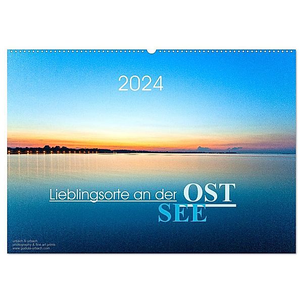 Lieblingsorte an der Ostsee (Wandkalender 2024 DIN A2 quer), CALVENDO Monatskalender, Urbach & Urbach