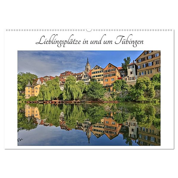 Lieblingsplätze in und um Tübingen (Wandkalender 2024 DIN A2 quer), CALVENDO Monatskalender, Christoph Maas