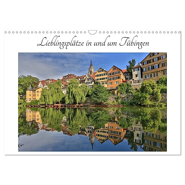 Lieblingsplätze in und um Tübingen (Wandkalender 2024 DIN A3 quer), CALVENDO Monatskalender, Christoph Maas