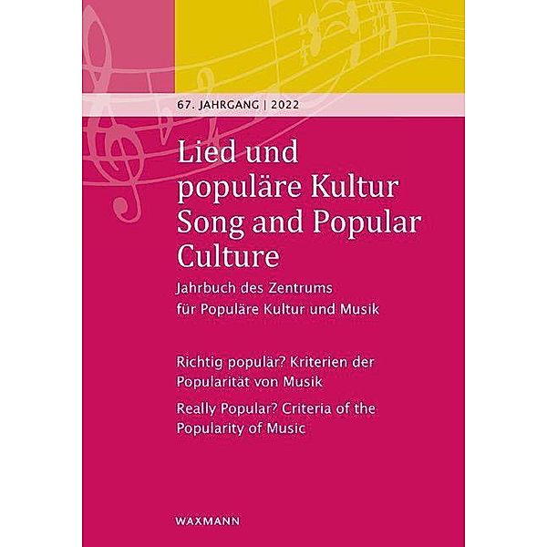 Lied und populäre Kultur / Song and Popular Culture