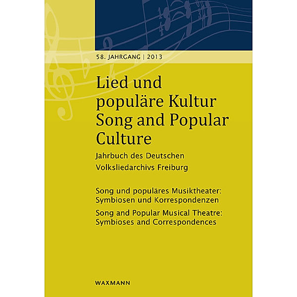 Lied und populäre Kultur - Song and Popular Culture 58 (2013).Jg.58/2013