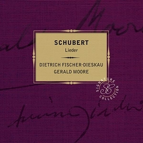 Lieder, Fischer-Dieskau, Gerald Moore