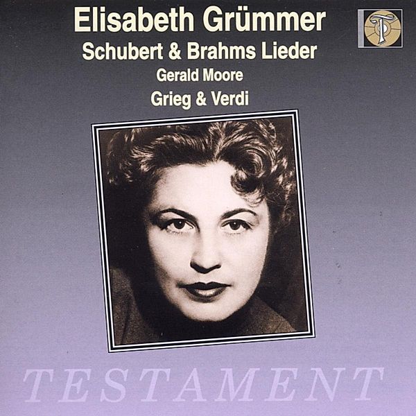 Lieder, Elisabeth Grümmer, Gerald Moore