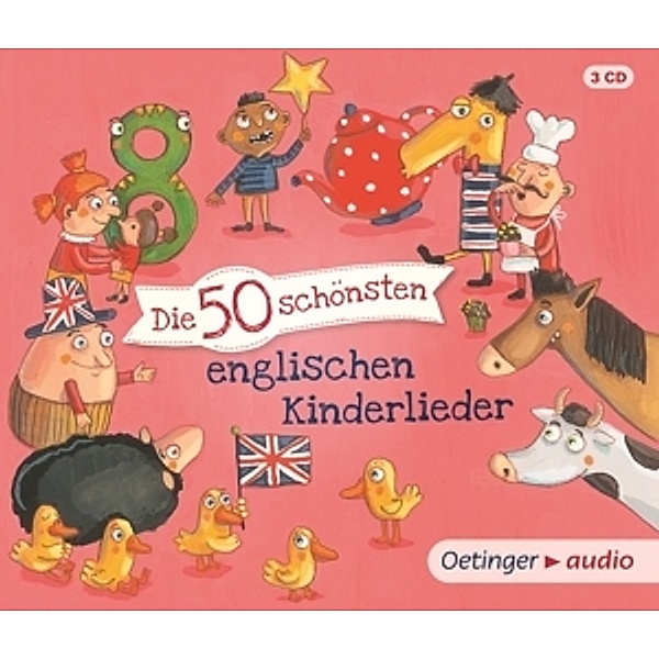 Lieder-CD Die 50 schönsten englischen Kinderlieder, Various