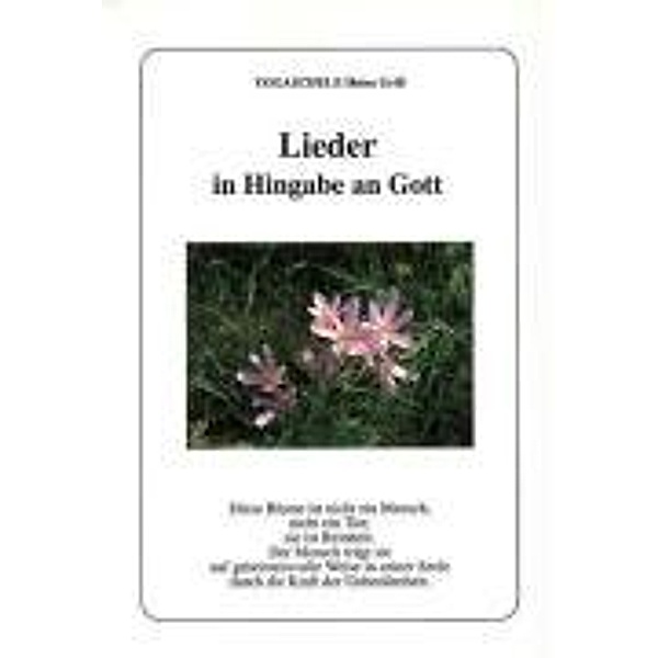 Lieder in Hingabe an Gott, Heinz Grill