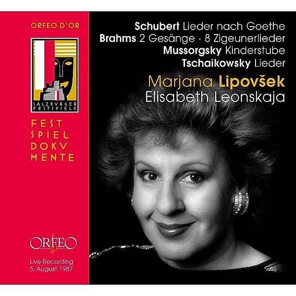 Lieder Nach Goethe,8 Zigeunerl.,Kinderstube,Etc, Marjana Lipovsek, Elisabeth Leonskaja