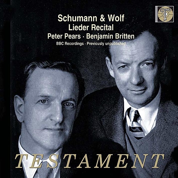 Lieder Recital-Dichterliebe/Heimweh, Peter Pears, Benjamin Britten