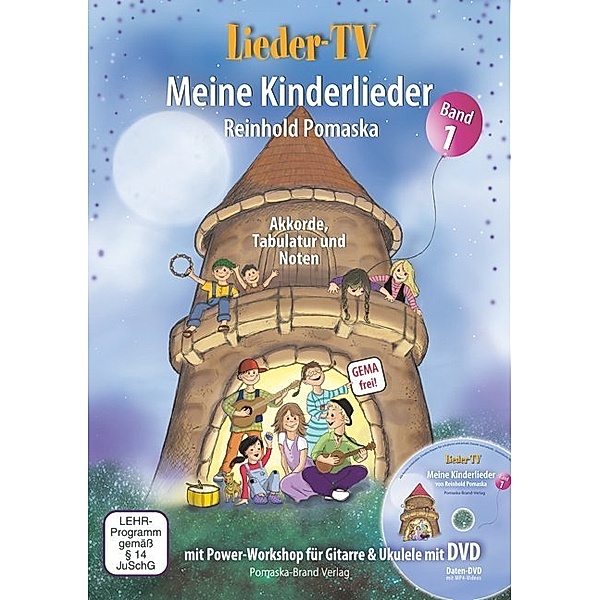 Lieder-TV: Meine Kinderlieder - Band 1 (mit DVD), m. 1 DVD.Bd.1, Reinhold Pomaska