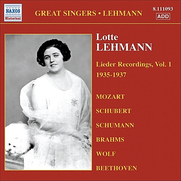 Liederaufnahmen Vol.1 1935-37, Lotte Lehmann