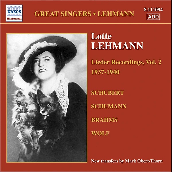 Liederaufnahmen Vol.2 1937-40, Lotte Lehmann