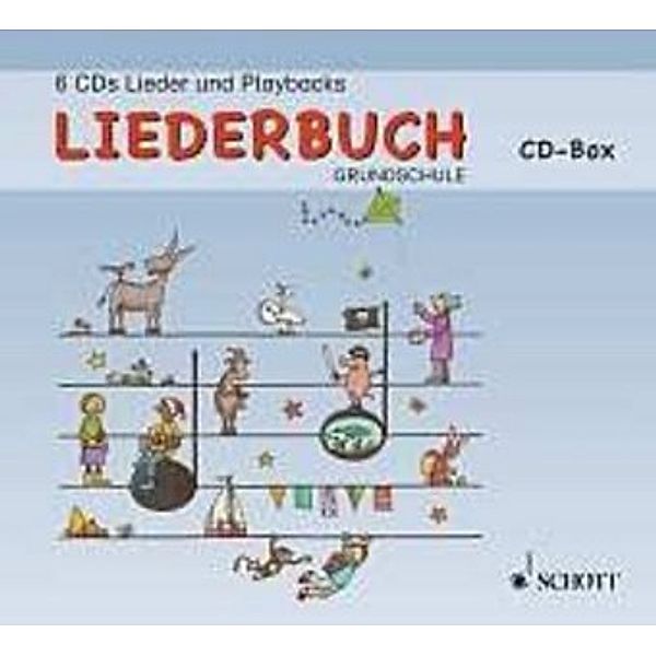 Liederbuch Grundschule: Lehrer-CD-Box, 6 Audio-CDs