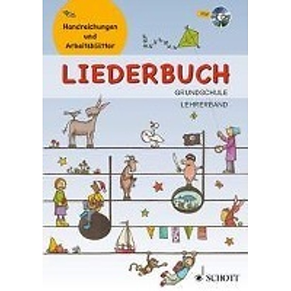Liederbuch Grundschule: Lehrerband, m. CD-ROM