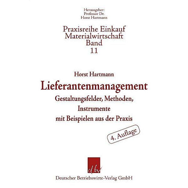 Lieferantenmanagement, Horst Hartmann