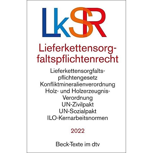 Lieferkettensorgfaltspflichtenrecht LkSR