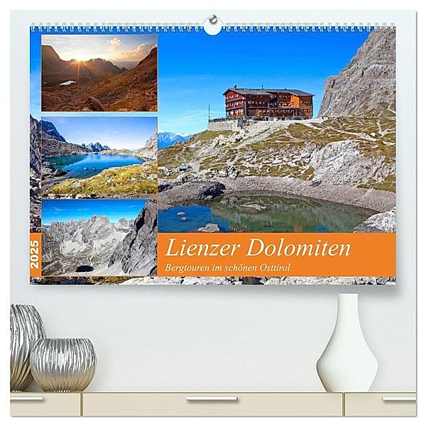 Lienzer Dolomiten (hochwertiger Premium Wandkalender 2025 DIN A2 quer), Kunstdruck in Hochglanz, Calvendo, Christa Kramer