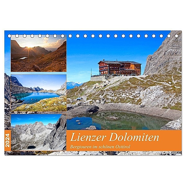 Lienzer Dolomiten (Tischkalender 2024 DIN A5 quer), CALVENDO Monatskalender, Christa Kramer