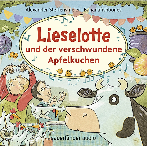 Lieselotte und der verschwundene Apfelkuchen,1 Audio-CD, Alexander Steffensmeier, Bananafishbones
