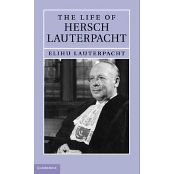 Life of Hersch Lauterpacht, Elihu Lauterpacht