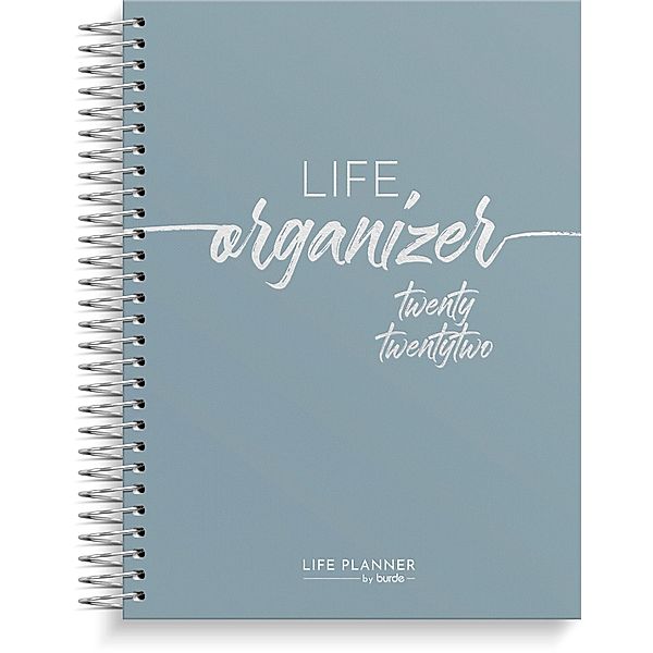 Life Organizer Blau Kalender 2022