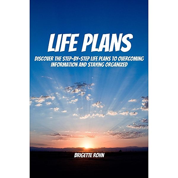 Life Plans!  Discover The Step-By-Step Life Plans To Overcoming Information And Staying Organized, Brigitte Rohn