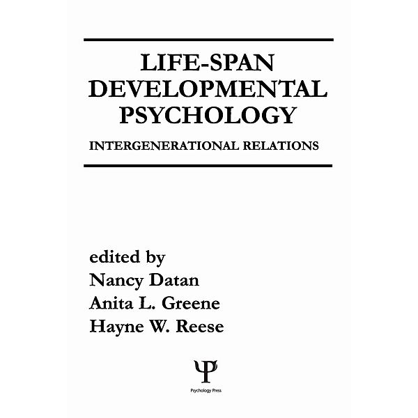 Life-span Developmental Psychology