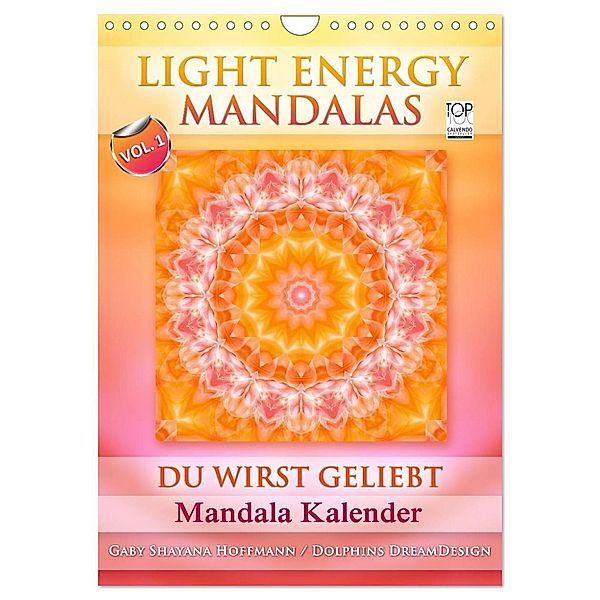 Light Energy Mandalas - Kalender - Vol. 1 (Wandkalender 2025 DIN A4 hoch), CALVENDO Monatskalender, Calvendo, Gaby Shayana Hoffmann